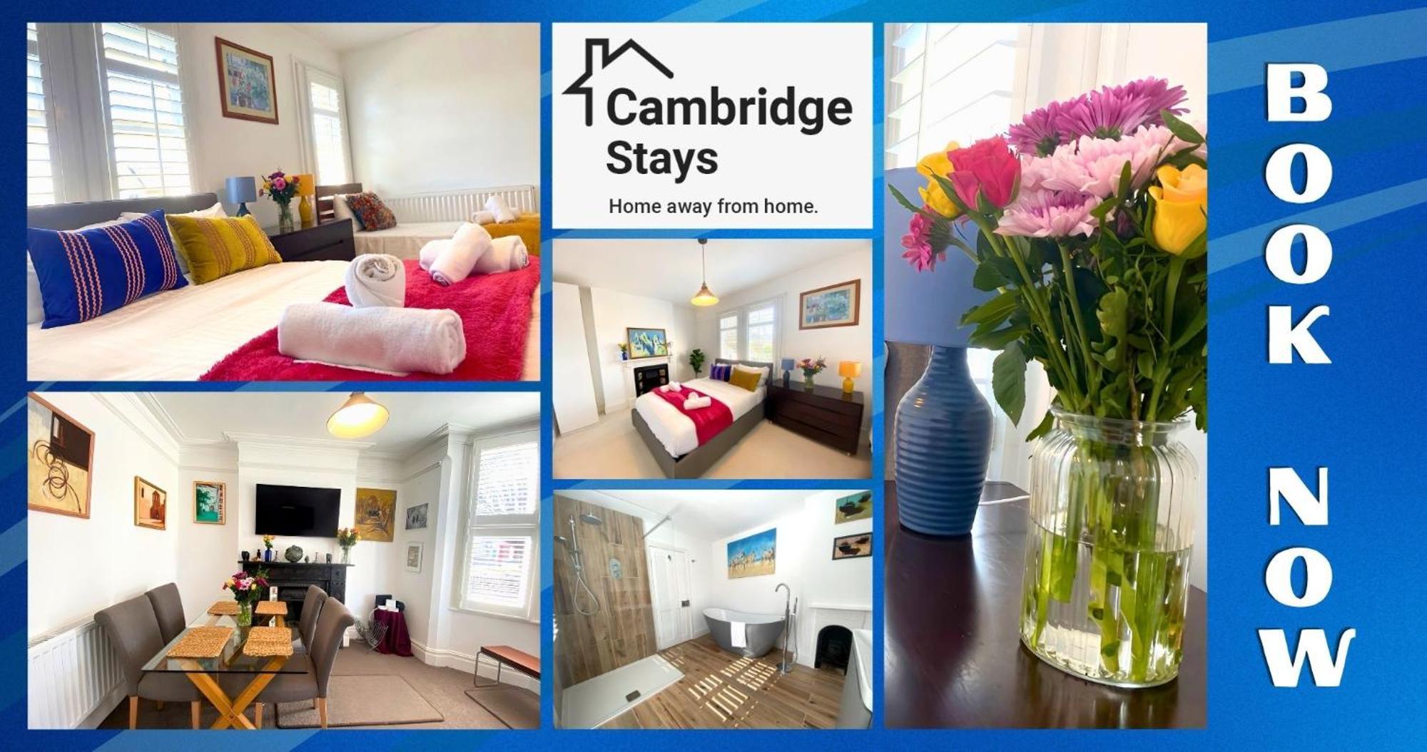 Cambridge Stays 3Br House, Easy Walk To City Center, 2 Showers, Garden, 2 Free Parking Spaces Esterno foto